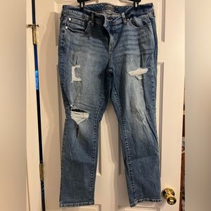 Torrid 14R distressed boyfriend jeans